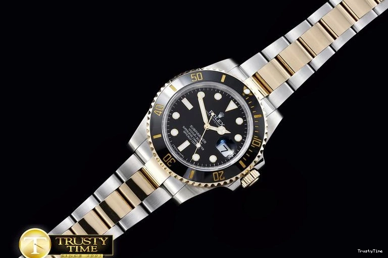 1030 ROLSUB183A – Submariner 116613 18K Wrapped TT Blk V7 Noob A- Bold 1061